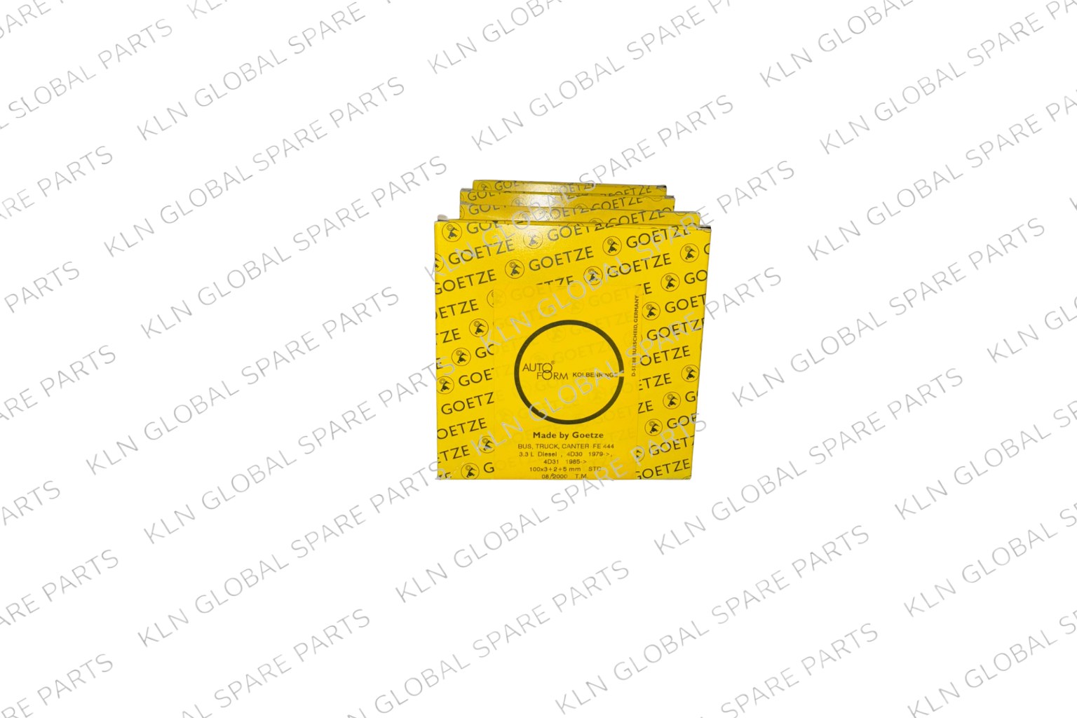 Engine Piston Ring Set (100.00 mm STD) for Mitsubishi Canter FE304 FE444 4D30 4D31 Engine