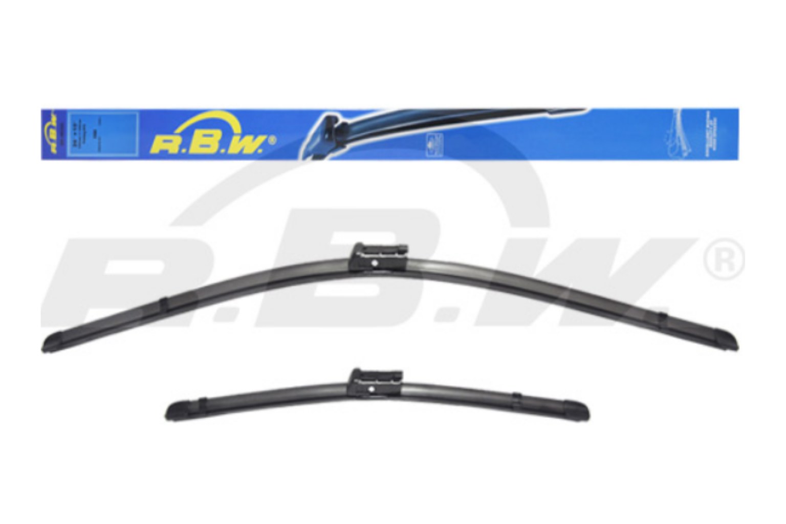 Banana Type Wiper Blade Set (26" + 15") for Fiat Linea & Grande Punto // 90001