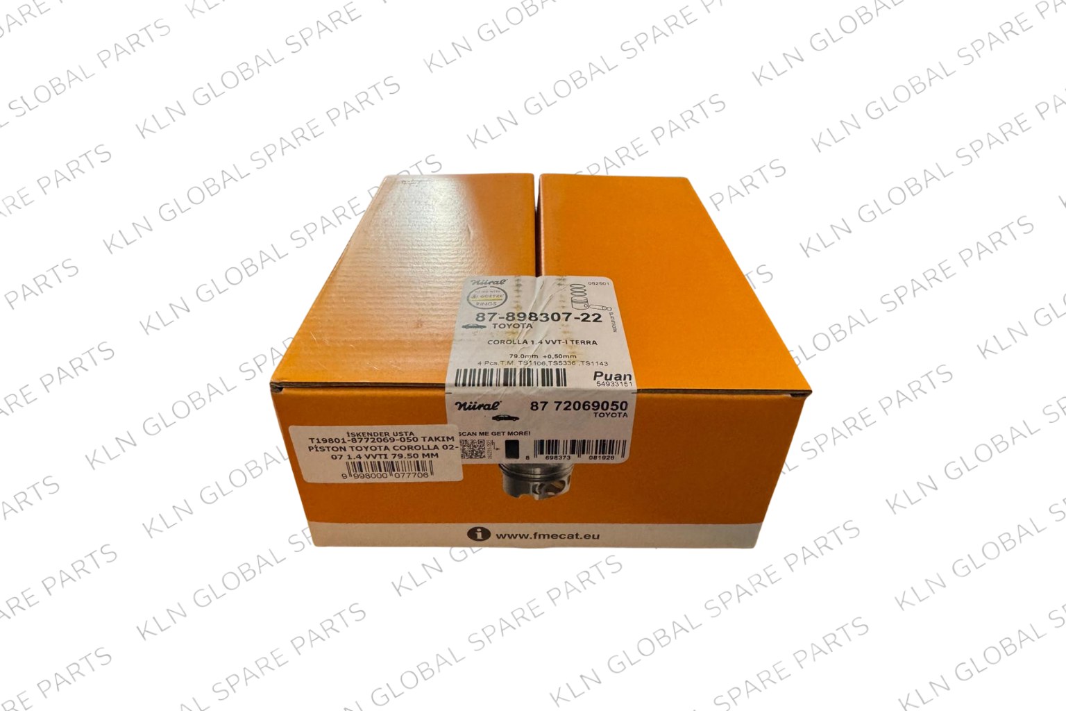 Piston Segman 79.00 mm + 0.50 mm 02-07 1.4 VVTI Corolla