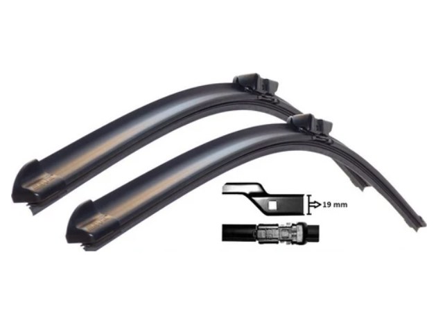 Banana Type Wiper Blade Set (26" + 22") for Fiat Ducato, Boxer & Jumper // 90052