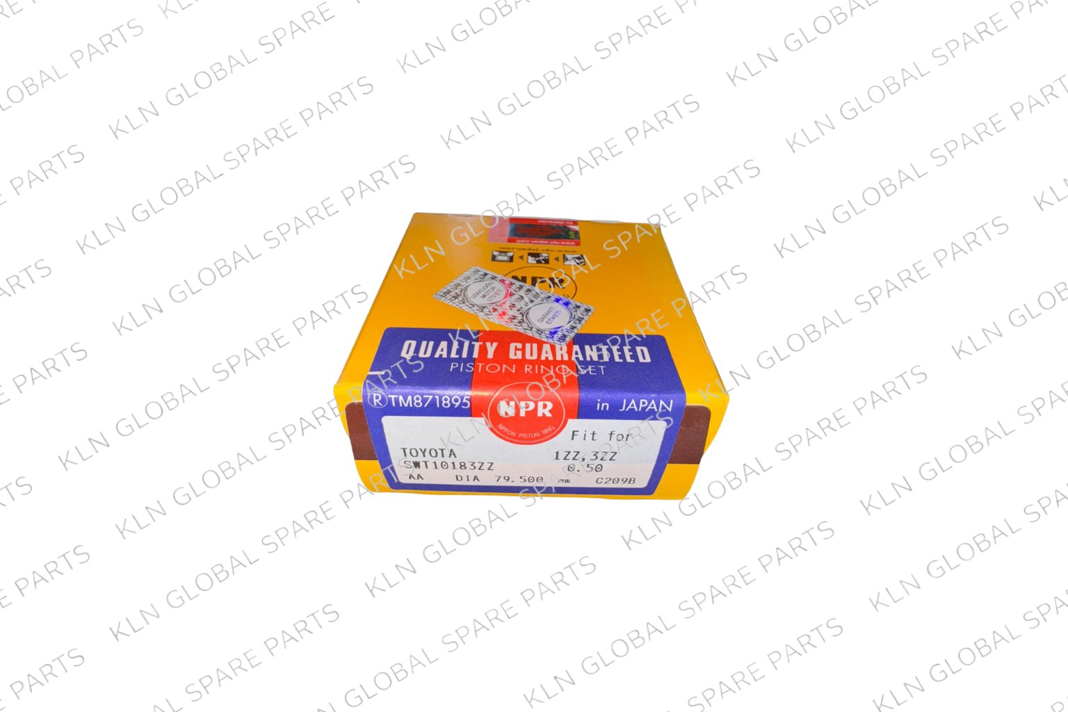 Engine Piston Ring Set (79.50 mm 0.50 Oversize) for Toyota Corolla 1ZZ / 3ZZ / 4ZZ-FE